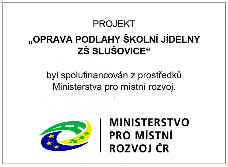 Oprava podlahy školní jídelny základní školy